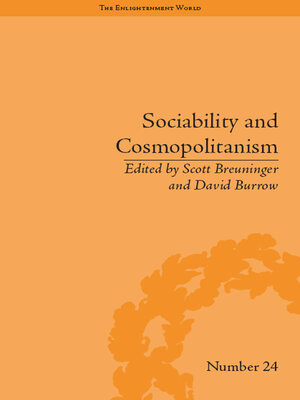 cover image of Sociability and Cosmopolitanism